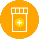 Icon of a prescription bottle.